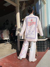 Load image into Gallery viewer, Red Rose Feed Sack Jacket