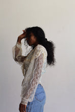 Load image into Gallery viewer, 1970s Victorian Lace Blouse