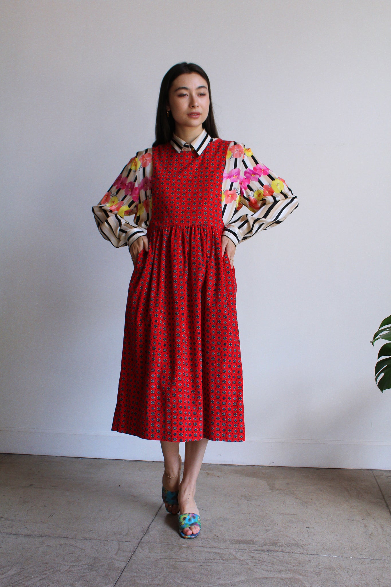 red corduroy jumper dress Corduroy Jumper Dress | Hanna Andersson