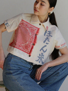 MADE TO ORDER: GOLDRIM Flour Crop Top or Button Up