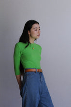 Load image into Gallery viewer, 1980s Knit Lime Green Sweater