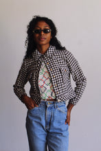 Load image into Gallery viewer, 1970s Knit Houndstooth Jacket