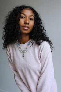 Heather Pink Raglan Sweater Dress