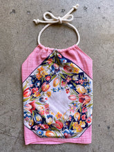 Load image into Gallery viewer, Hankie Halter Top Pink Gauze - Wild Tulips | Medium