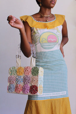 Yo-Yo Quilt Handbag