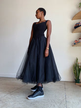 Load image into Gallery viewer, 1980s Tadashi Corset Tulle Gown