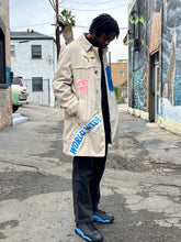 Load image into Gallery viewer, Cool Hand Luke Vintage Patchwork Trench Coat