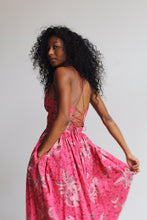 Load image into Gallery viewer, 1970s Pink Batik Sundress