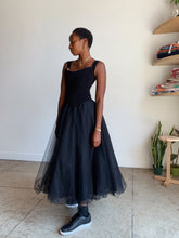 Load image into Gallery viewer, 1980s Tadashi Corset Tulle Gown