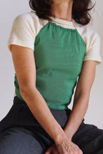Load image into Gallery viewer, Green Moire x ICY Pink Reversible Halter Top