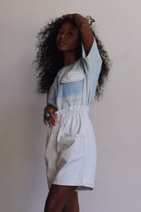 1980s Studded Pinstripe Set