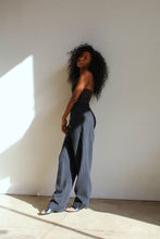 Load image into Gallery viewer, 1980s Grey Wool Pinstripe Trousers