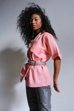 Load image into Gallery viewer, 1980s Kenzo Peach Linen Blouse