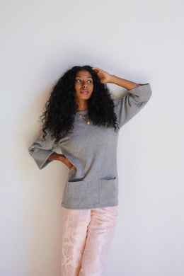 Grey Cashmere Sweater