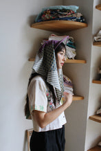 Load image into Gallery viewer, Striped Quilt Top Patchwork Bonnet