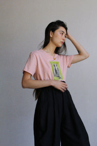 Vintage Bubble Gum Pink Casual Intimacy Tee