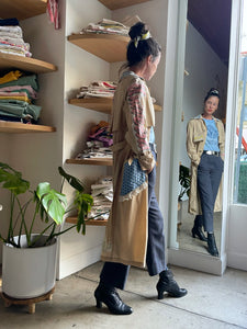 Universal Patchwork Trench Coat