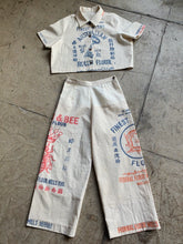 Load image into Gallery viewer, MADE TO ORDER: Kokuho Rose Crop Top &amp; Trousers Set