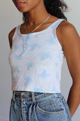 1970s Novelty Print Tank
