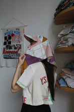 Load image into Gallery viewer, Floral Quilt Top Patchwork Bonnet
