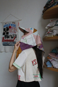 Floral Quilt Top Patchwork Bonnet