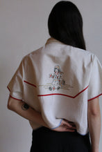 Load image into Gallery viewer, Play Hard Antique Patchwork Crop Top