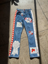 Load image into Gallery viewer, Darling Kitty Patchwork Tommy Jeans