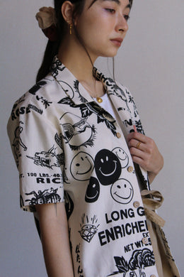 Get Happy! Button Up