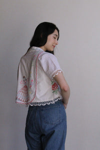 Rose Garden Crop Top M