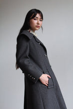 Load image into Gallery viewer, 1960s Grey Wool Princess Coat