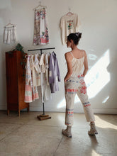 Load image into Gallery viewer, Queen Bee Flour Sack Jumpsuit - Size XS-S