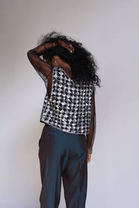 Silk & Sequins Vest