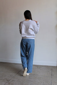 Botan Raglan Sweatshirt Light Grey