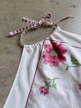 Load image into Gallery viewer, Strawberry Rose Hankie Halter Top ~ Medium