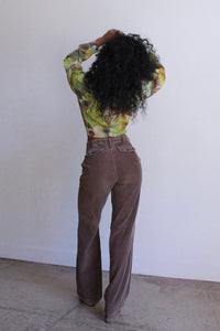 1970s Brown Corduroy Landlubber Flares