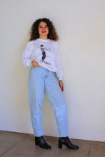 Load image into Gallery viewer, Vintage Be Mime White Raglan Sweatshirt