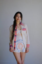 Load image into Gallery viewer, 1970s Pink Melon Striped Western Shirt
