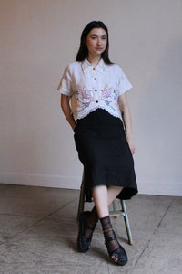Spread Your Wings Antique Patchwork Crop Top