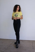 Load image into Gallery viewer, Flower of the Dragon Vintage Yellow Tee is