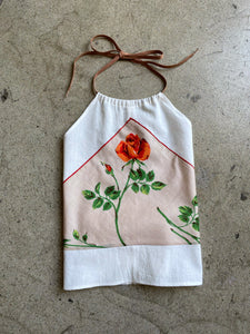 Hankie Halter Top - Made to Order Fire Rose