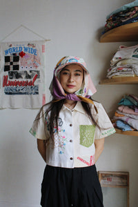 Floral Quilt Top Patchwork Bonnet