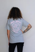 Load image into Gallery viewer, Flower of the Dragon Heather Slate Grey Vintage Tee