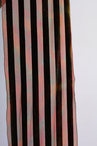 Silk Velvet Burnout Neck Scarf