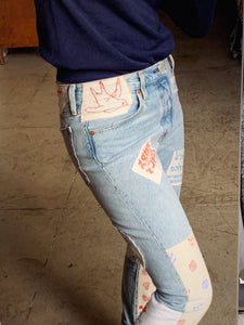 Queen's Pride Patchwork Levi's 501