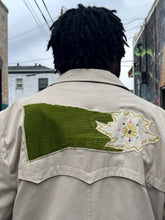 Load image into Gallery viewer, Cool Hand Luke Vintage Patchwork Trench Coat