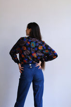 Load image into Gallery viewer, Floral Sweatshirt Blouse
