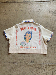Vanity Fair Crop Top & Pants - Medium