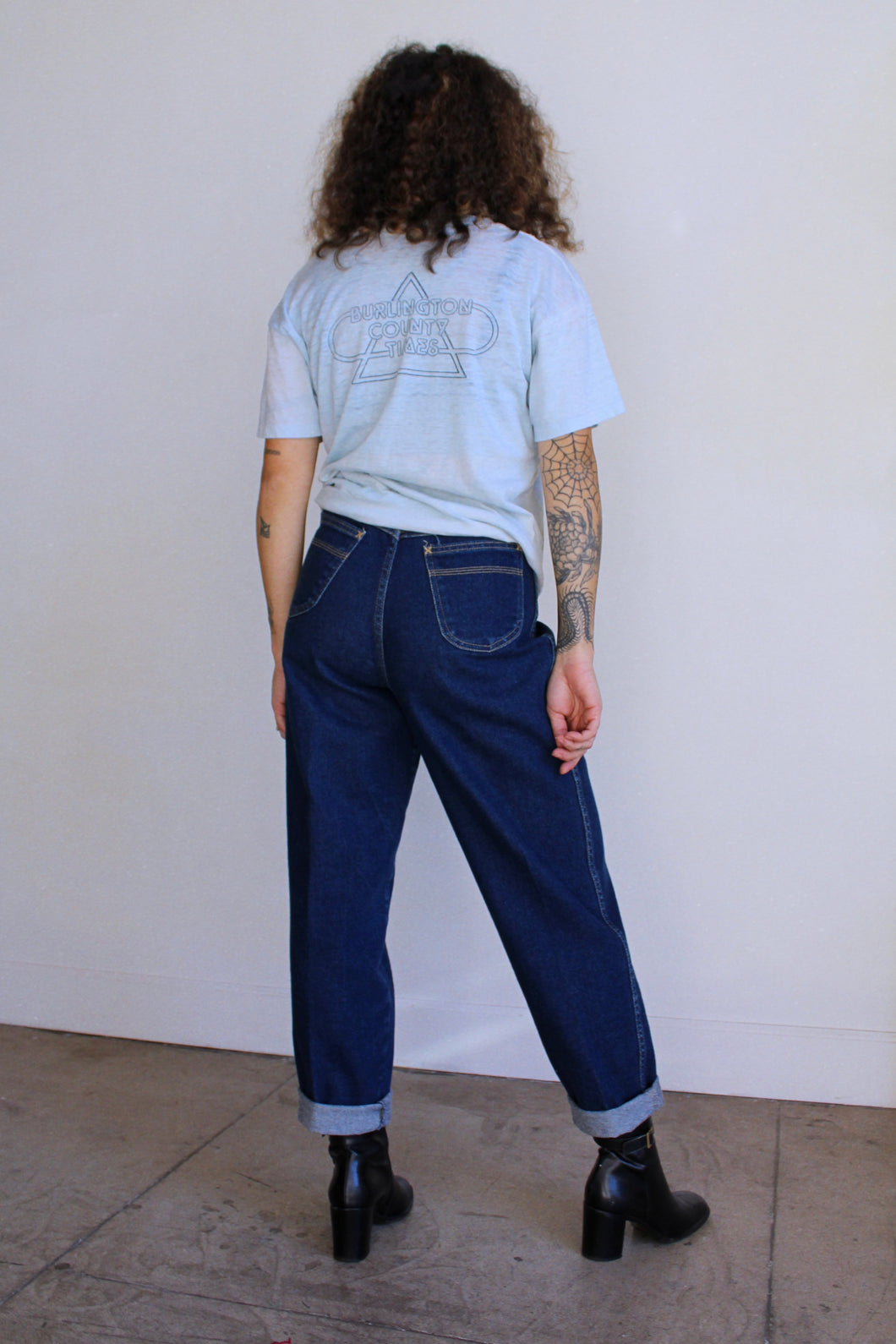 1980s Cascade Blues Dark Wash Denim Jeans