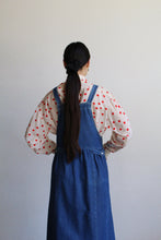 Load image into Gallery viewer, 1980s Long Polka Dot Silk Blouse