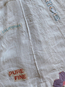 Happy Day Antique Linen Patchwork Dress